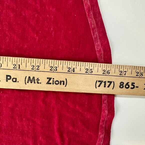 Outer Banks OBX Exist Tank Top Criss Cross Back Women's Red Size Medium M - Picture 4 of 6